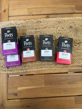 Espresso Peet's Assorted Box Set -5 boxes Nespresso compatible